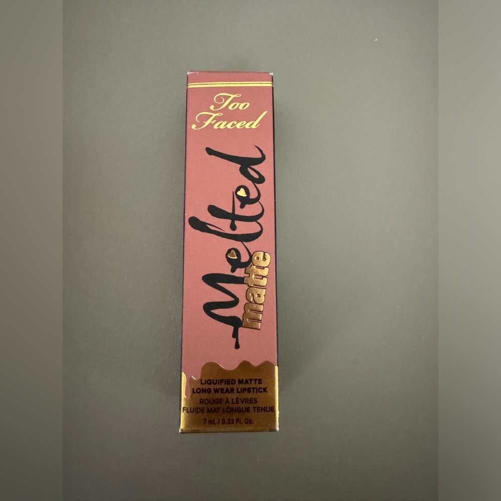 Too Faced Melted Matte Liquified Matte Long Wear Lipstick. 💋💄✨